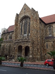 Een van de vele kerken in Kaapstad
